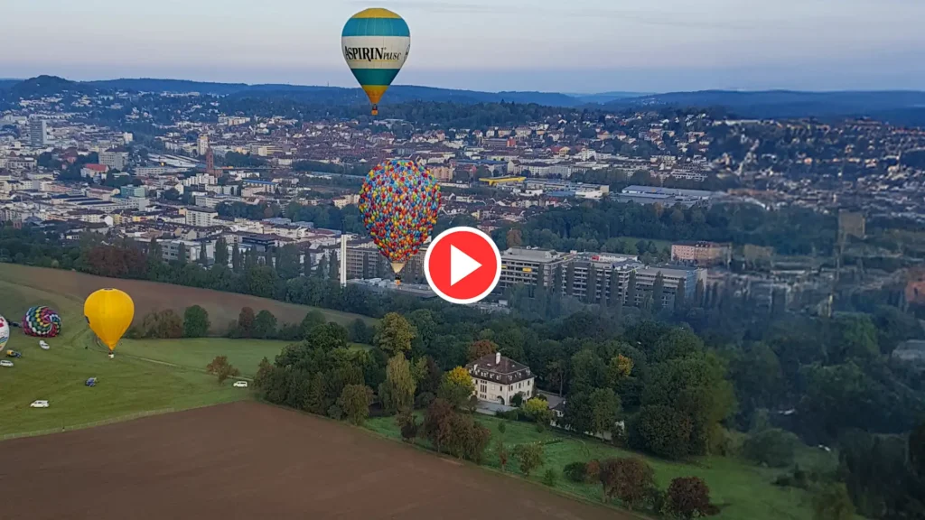 German Cup, Ballonstart von de rhafnerwiese Pforzheim