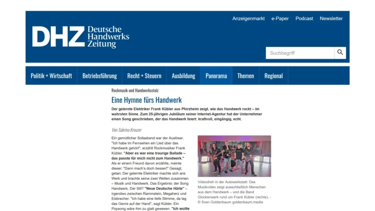 DHZ - Deutsche Handwerks Zeitung